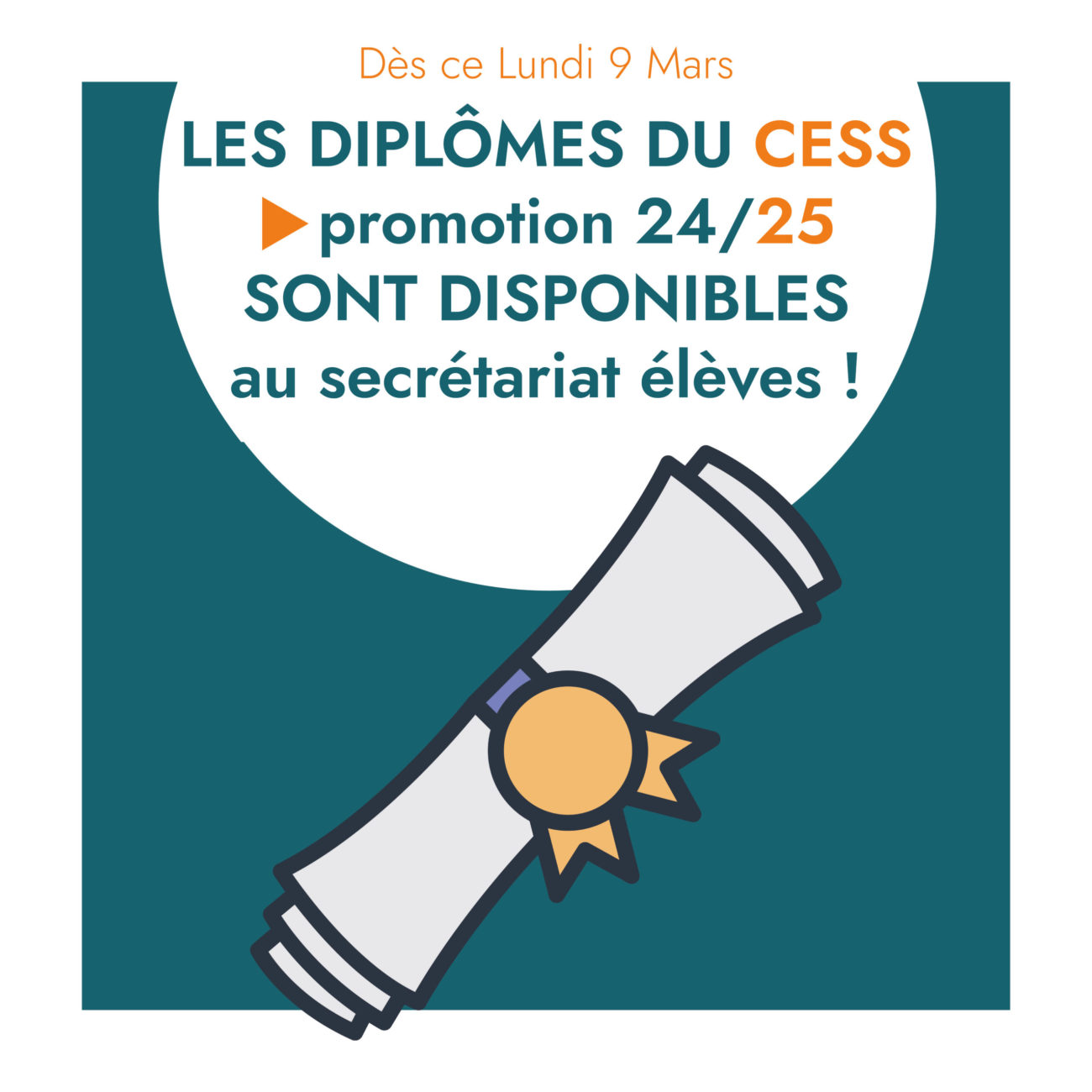 Annonce Diplôme CESS
